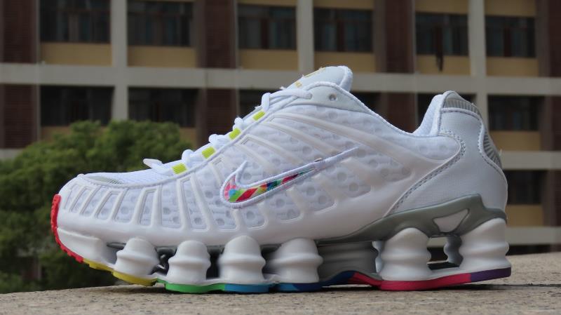 2020 Women Nike Shox Turbo 13 Silver Colorful Shoes - Click Image to Close